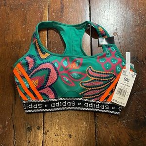 NWT Adidas Farm Rio Sports Bra D-DD